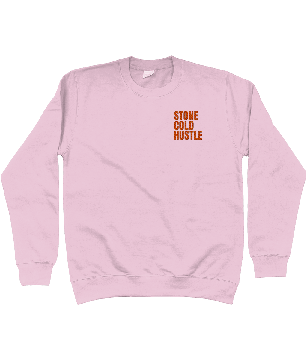 Embroidered Sweatshirt | Stone Cold Hustle Logo (Various Colours)